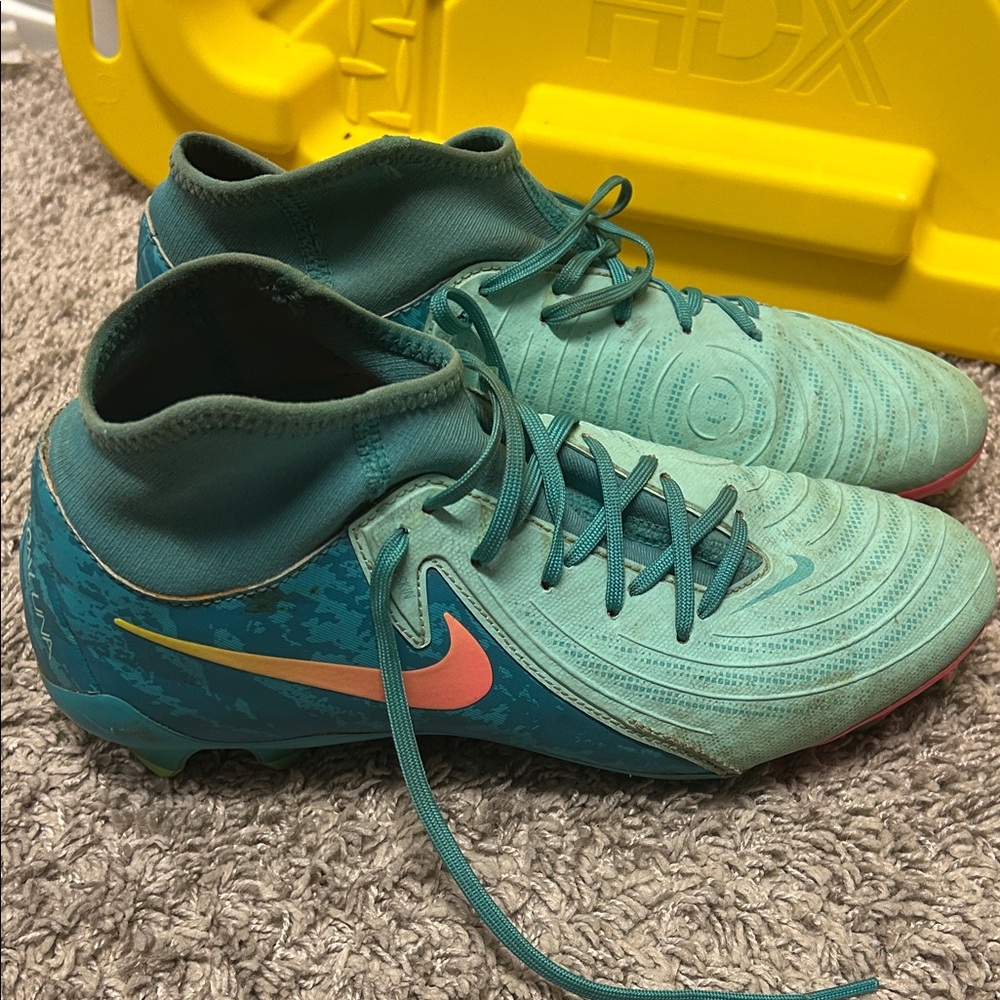 Nike Teal and Pink Athletic Shoes